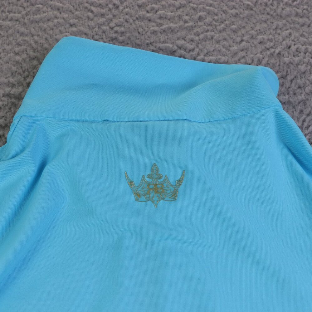 Brendratti Lido Jacket Womens 44 Blue Quilted Full Zip Athletic Designer Italy - Picture 9 of 12